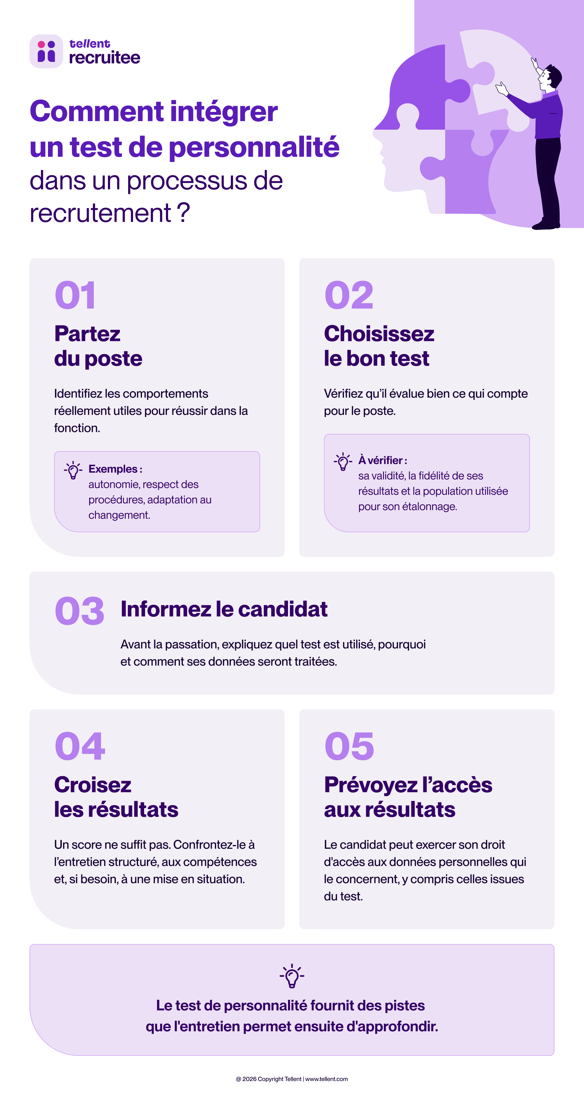 Comment intégrer un test de personnalité dans un processus de recrutement ?