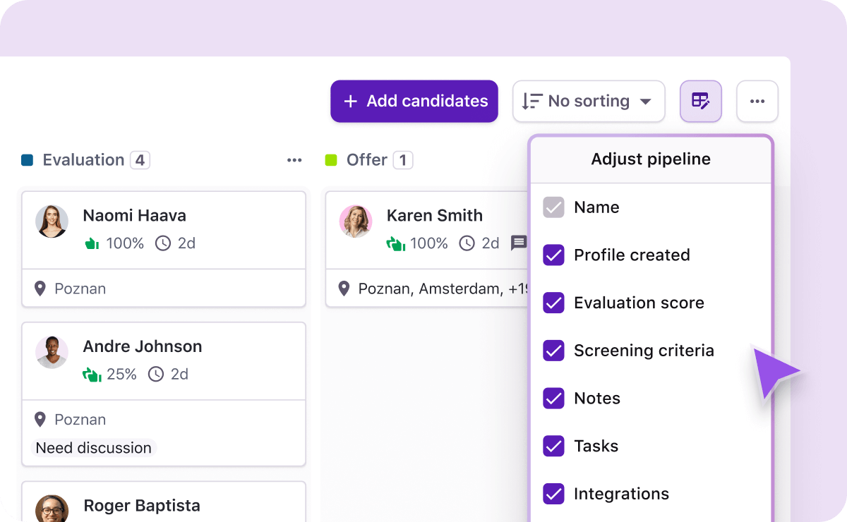 Customizable workflows