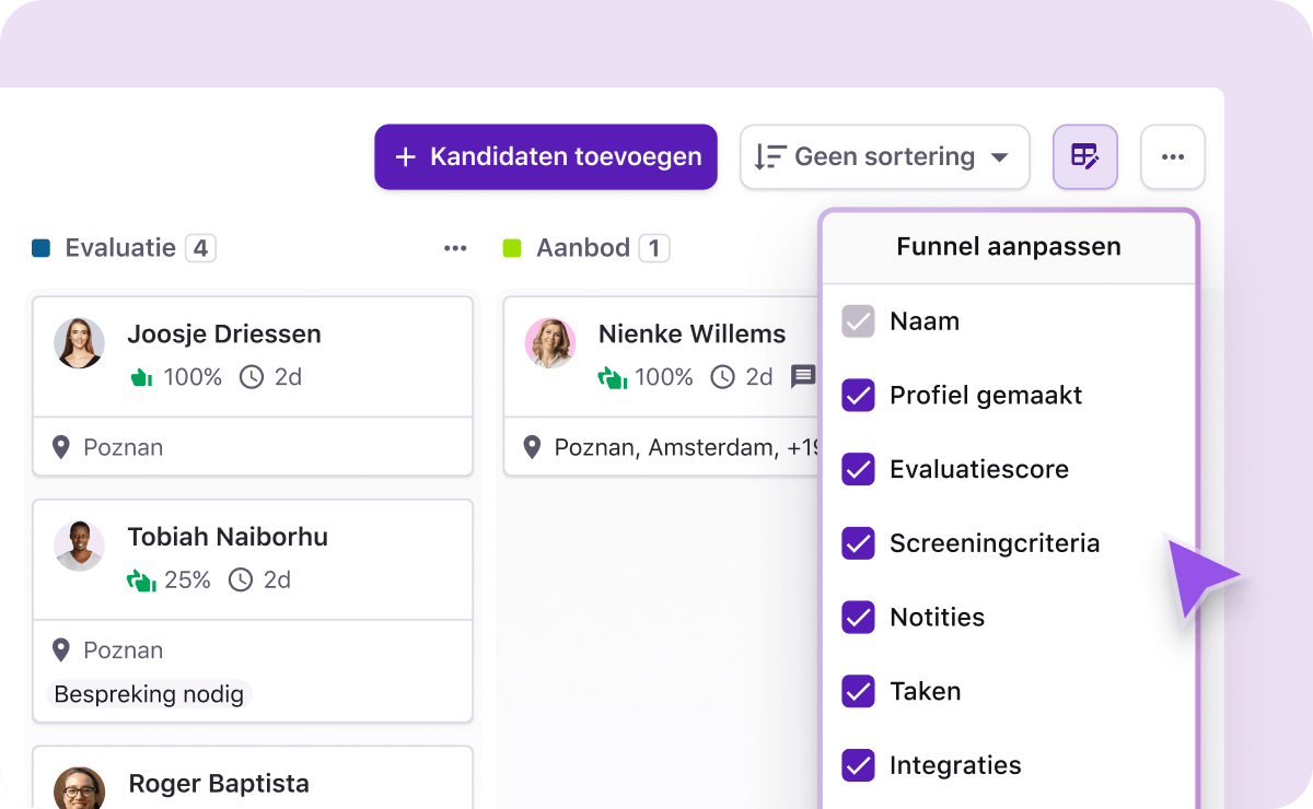 Aanpasbare workflows