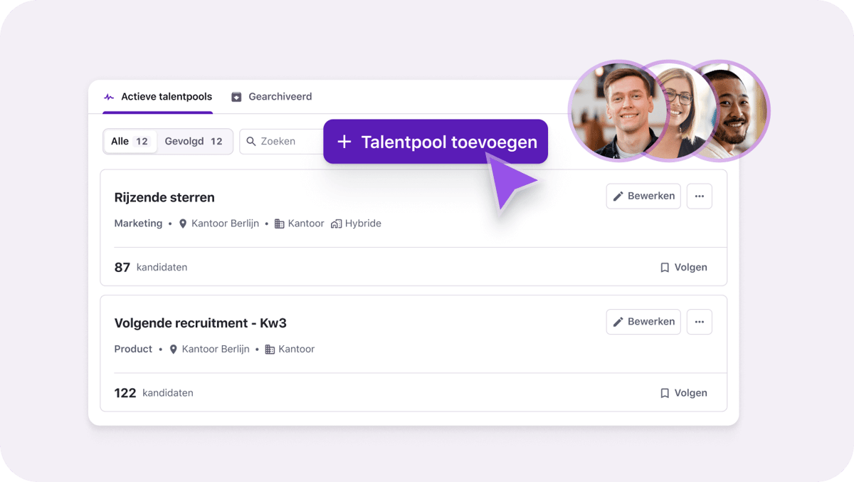 Talentpipelines met Tellent Recruitee