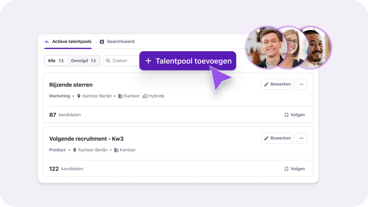 Talentpipelines met Tellent Recruitee