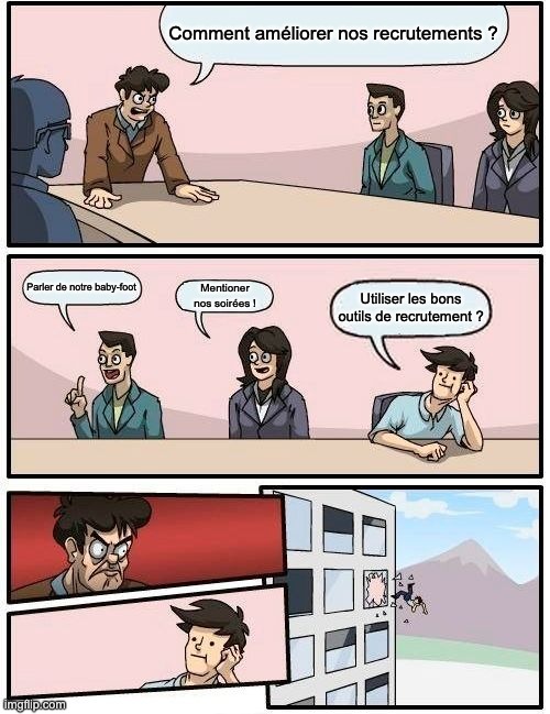 Meme sur comment ameliorer le recrutement