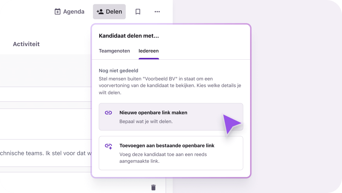 NL_Easily share candidate profiles