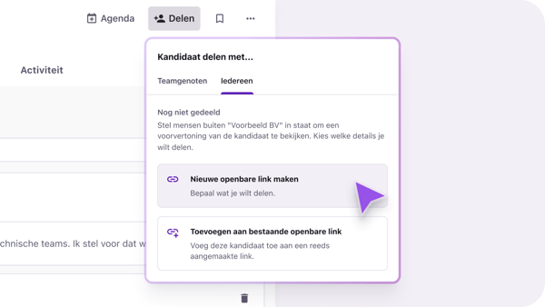 NL_Easily share candidate profiles