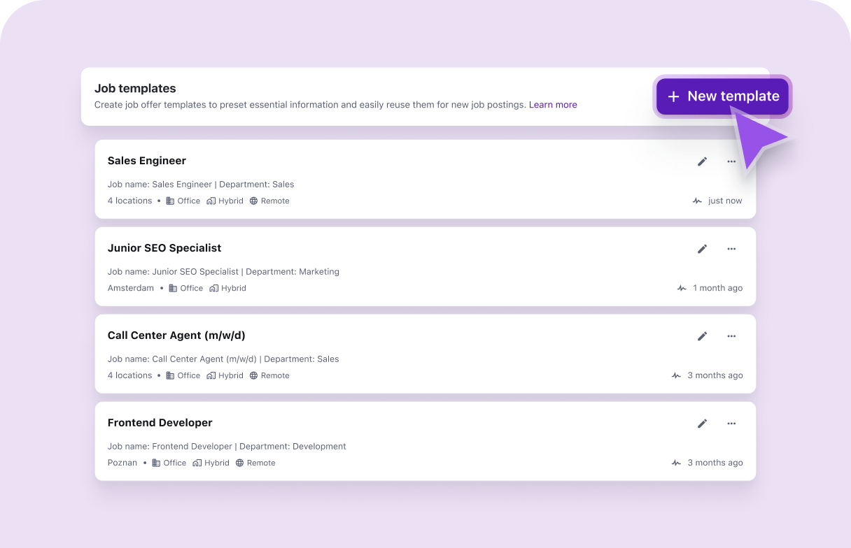 EN_Job templates ready to use