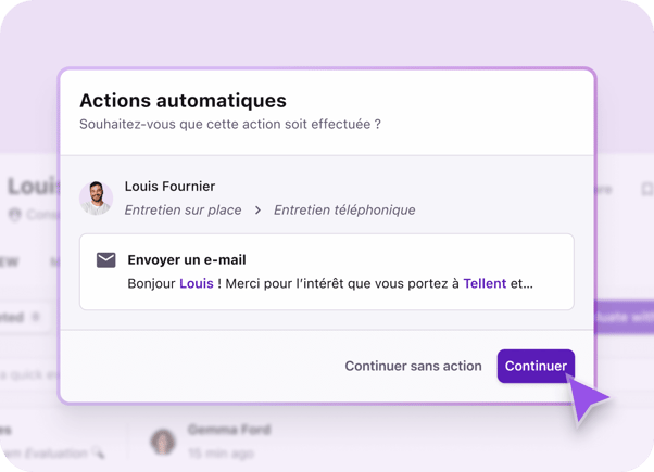 Créez des règles d’envoi dans votre pipeline et déclenchez des e-mails automatiques
