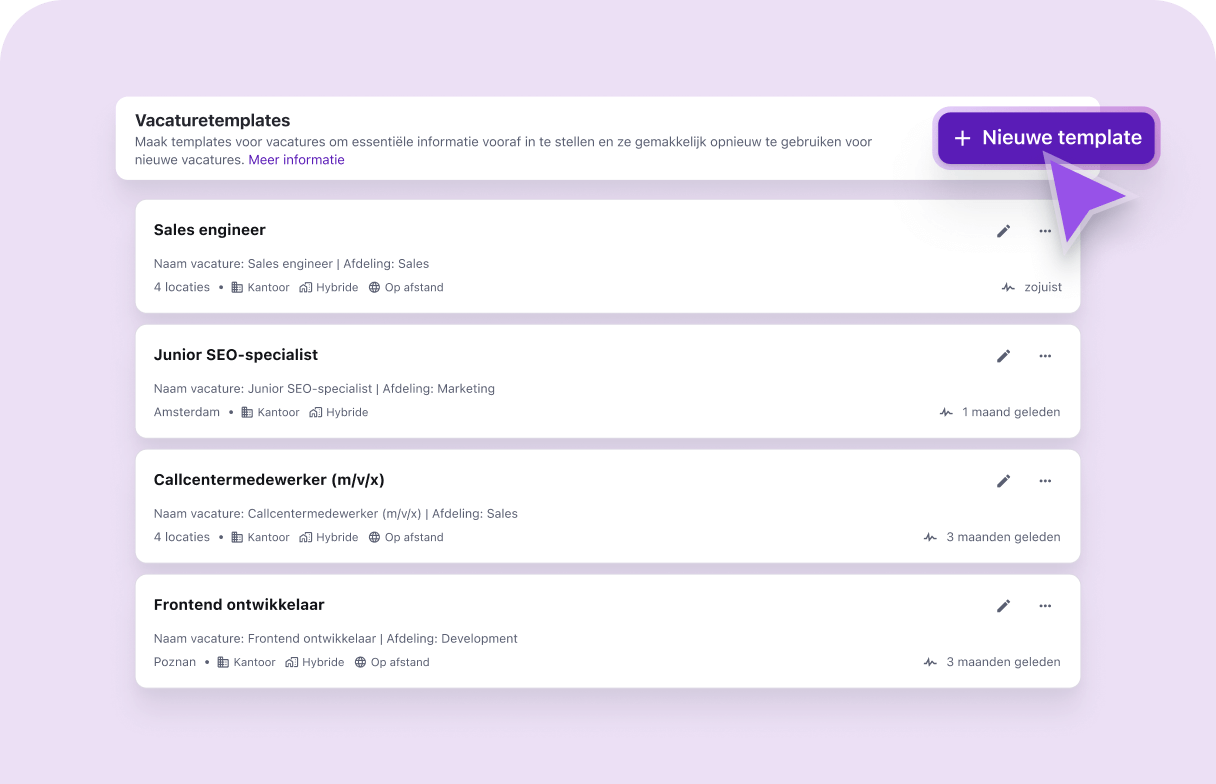 NL_Job templates ready to use