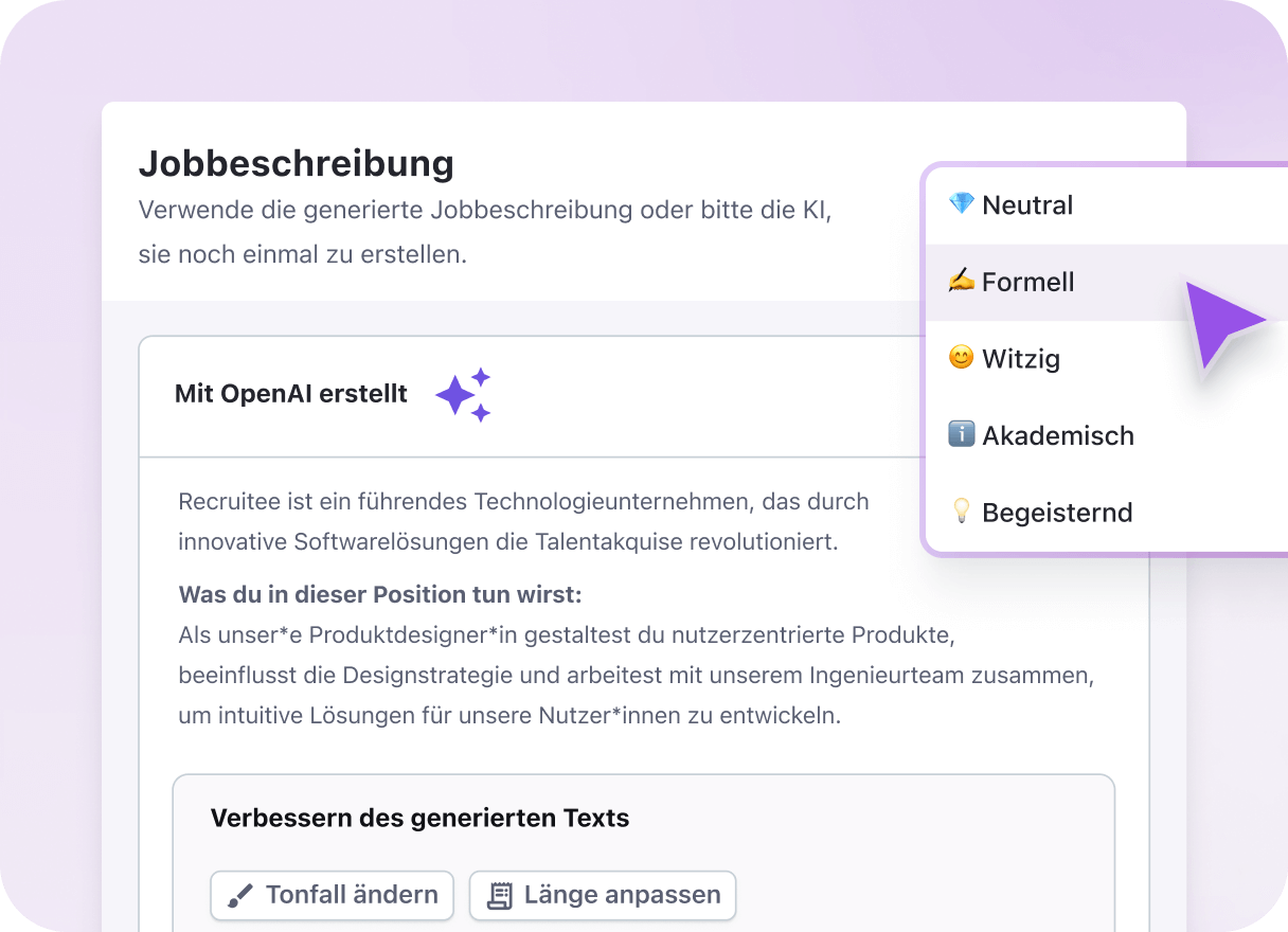 DE_AI powered job description