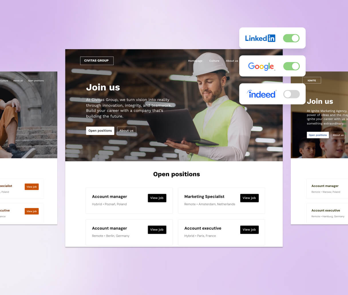 Tellent Recruitee job multiposting feature