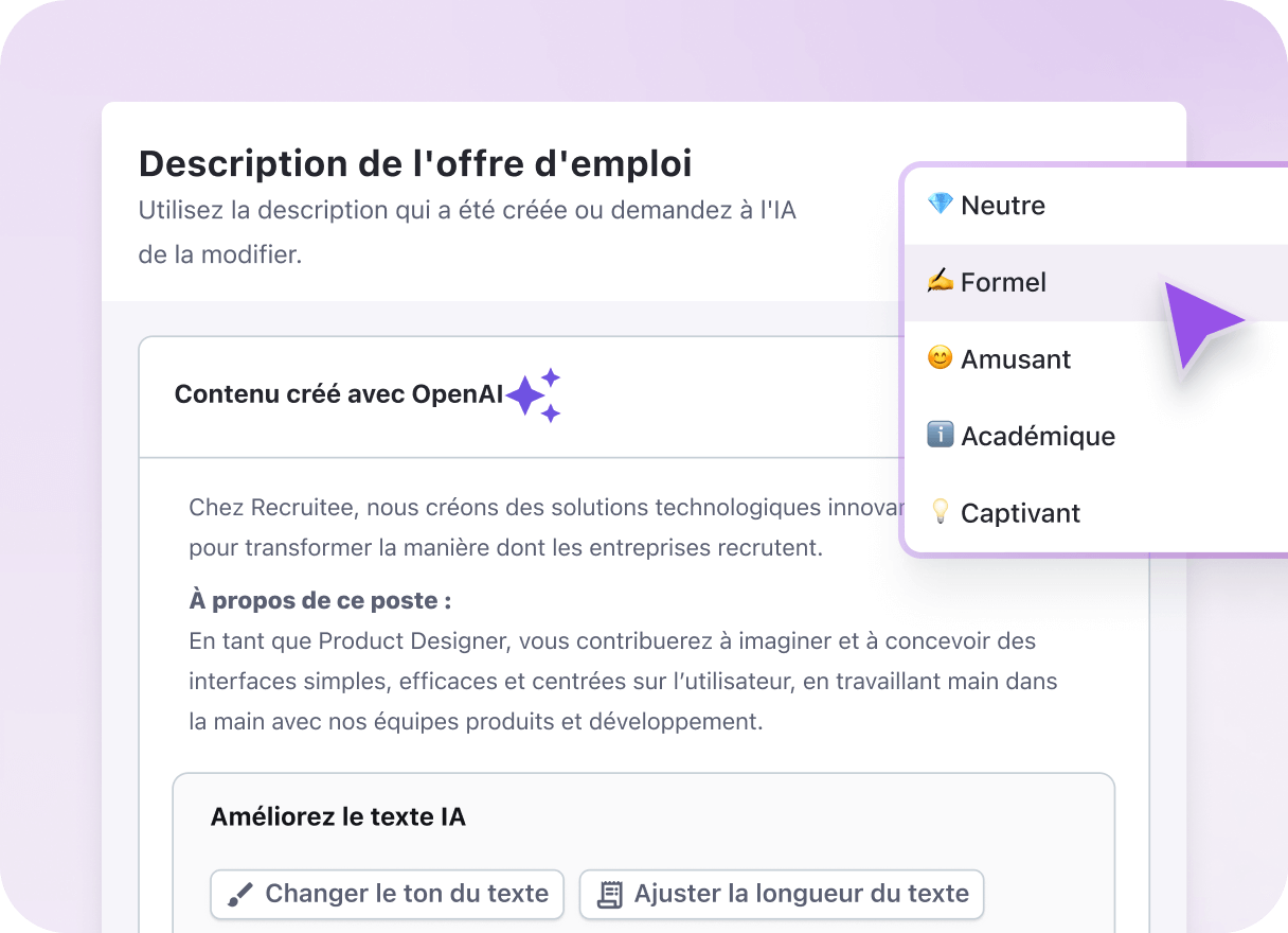 FR_AI powered job description