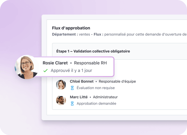 Un seul système pour créer des demandes de recrutement, gérer les candidats et valider les embauches