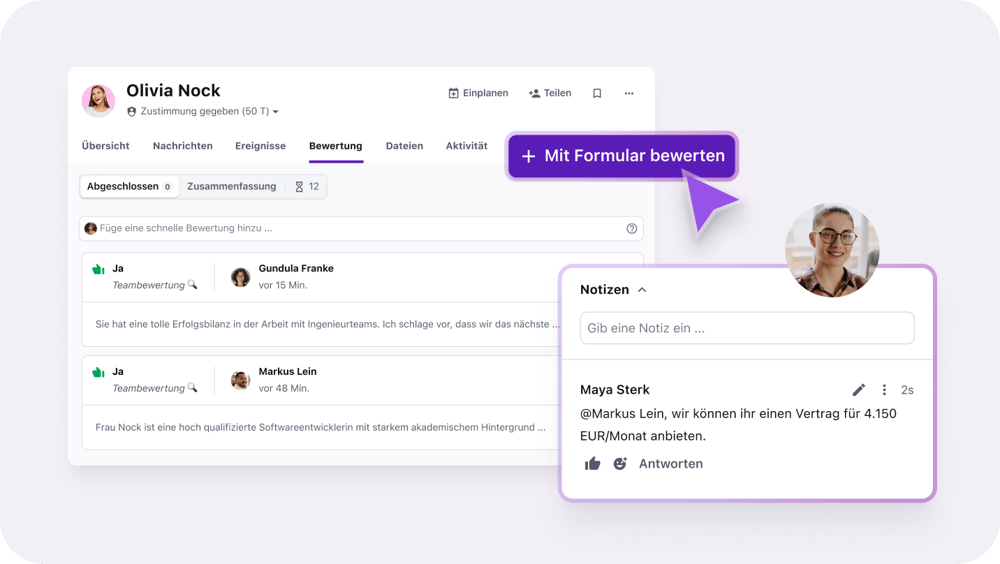DE_Shared notes and structured candidate evaluations