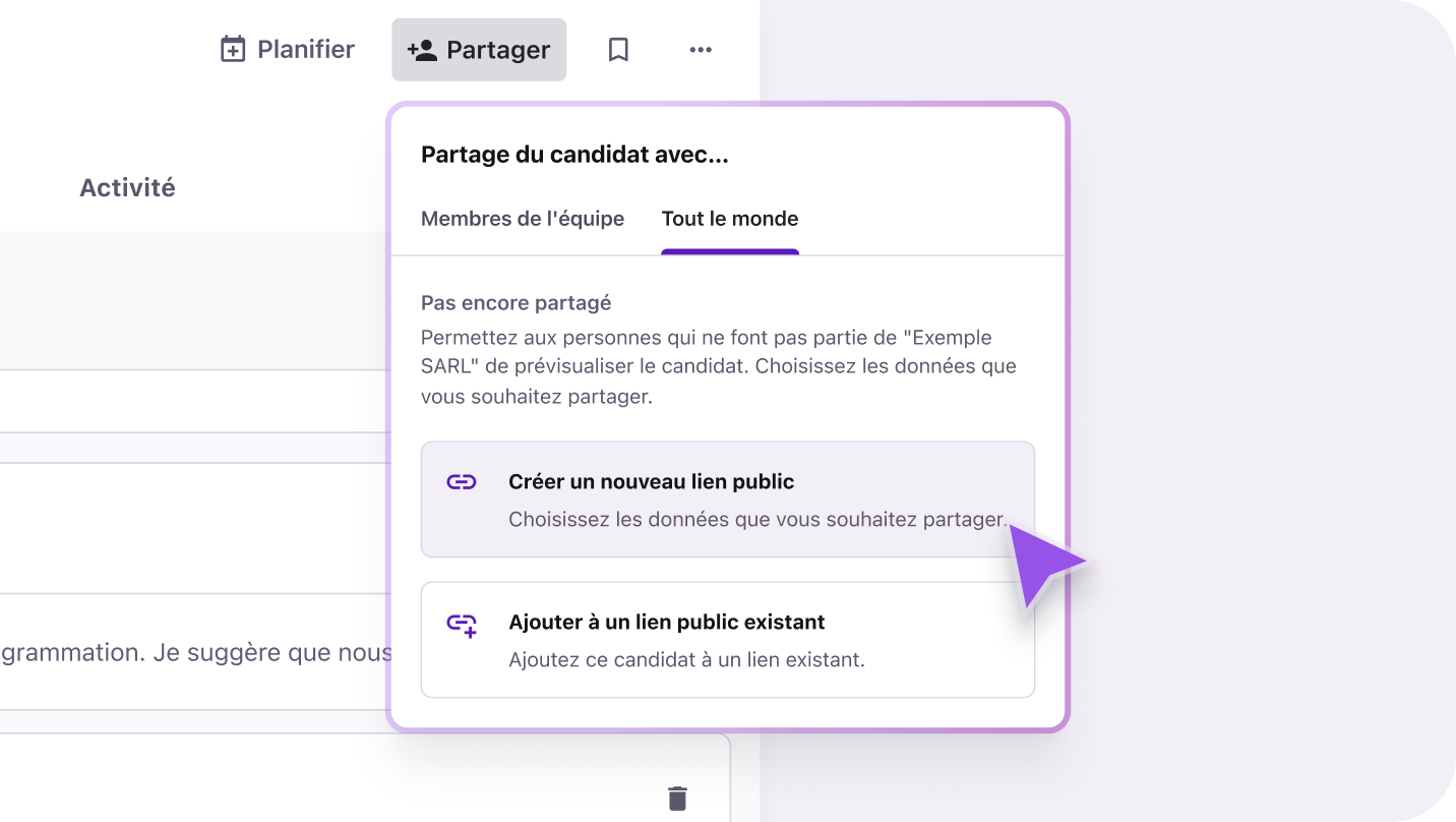 FR_Easily share candidate profiles