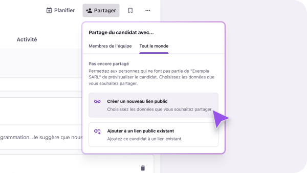 FR_Easily share candidate profiles