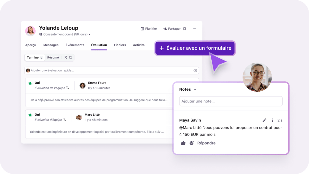 FR_Shared notes and structured candidate evaluations