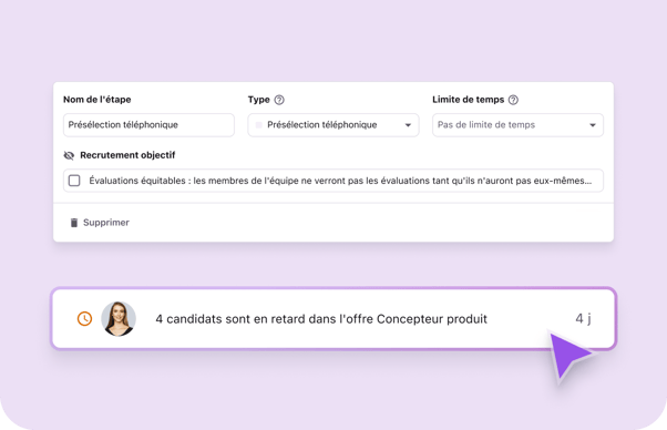 Automatisez les demandes de retour d’entretien avec une date butoir dans Tellent Recruitee