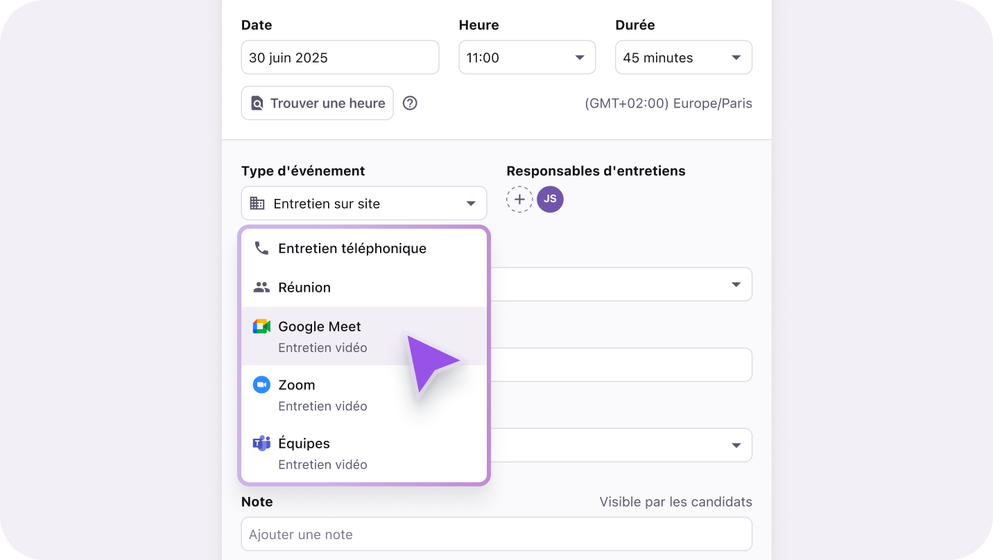 FR_Scheduling interview