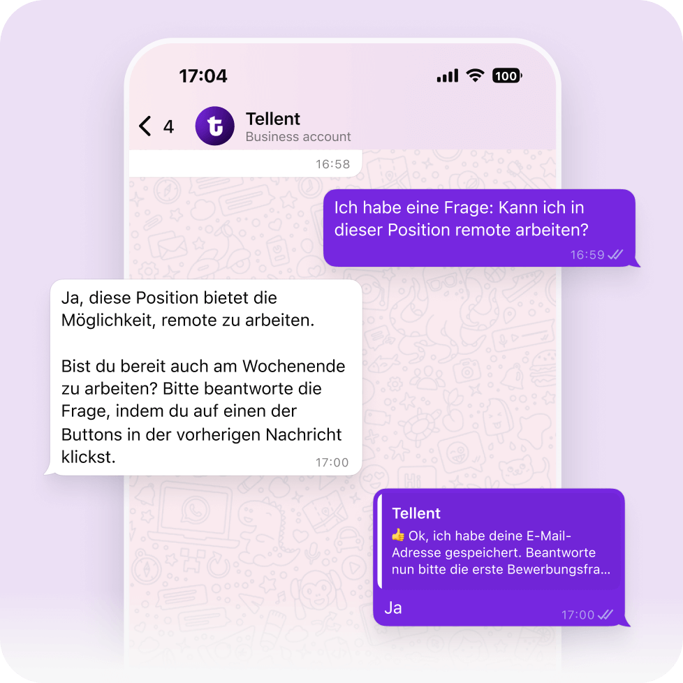 whatsapp integrations DE 1