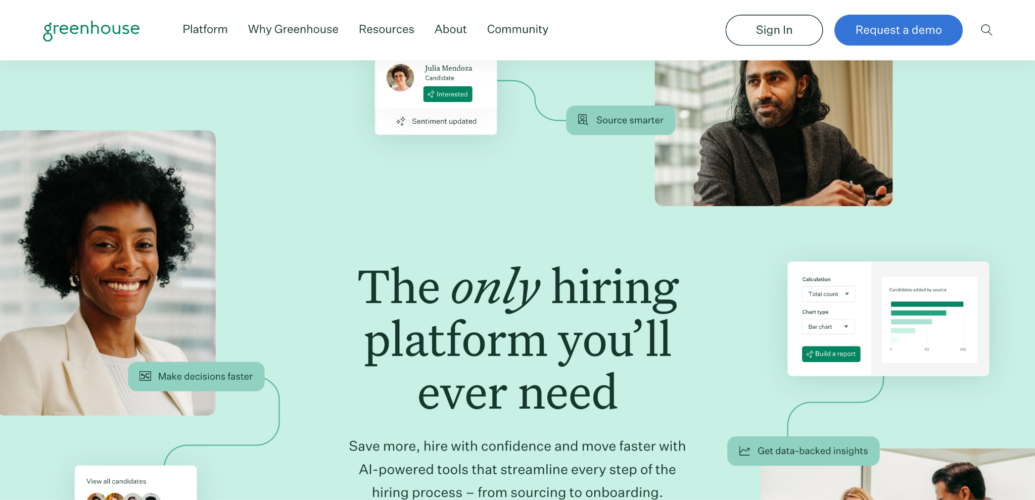 Greenhouse homepage