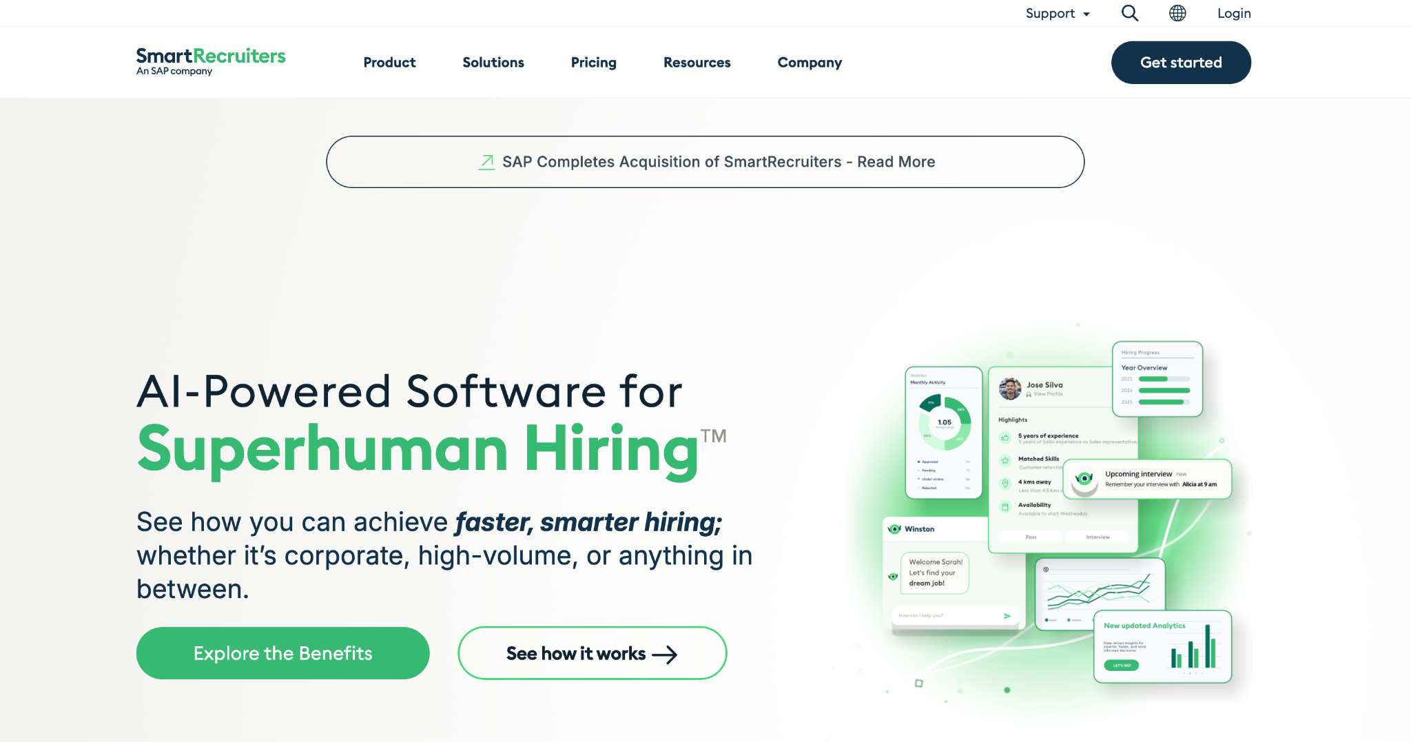 SmartRecruiters homepage