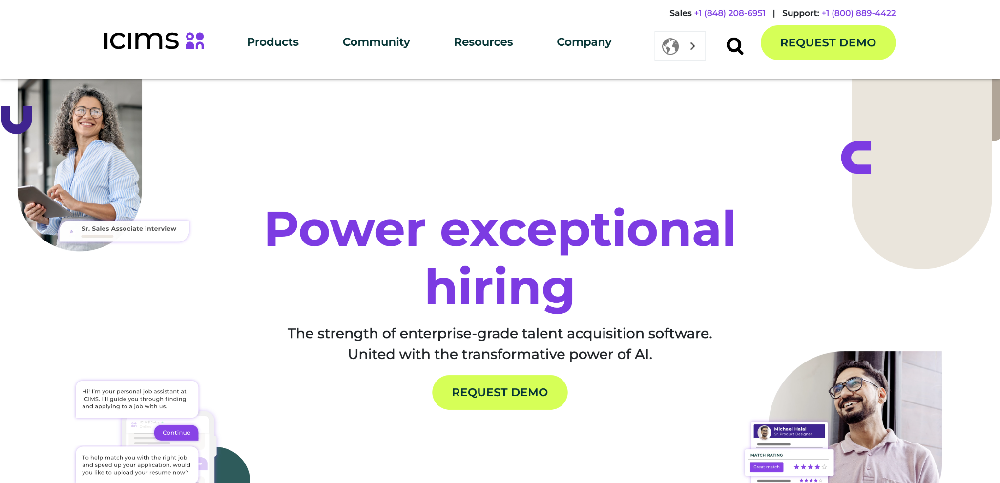 iCIMS homepage