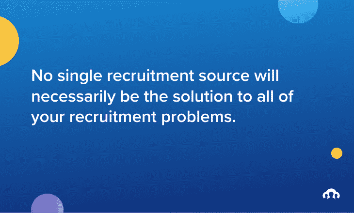 no single recruitment source quote