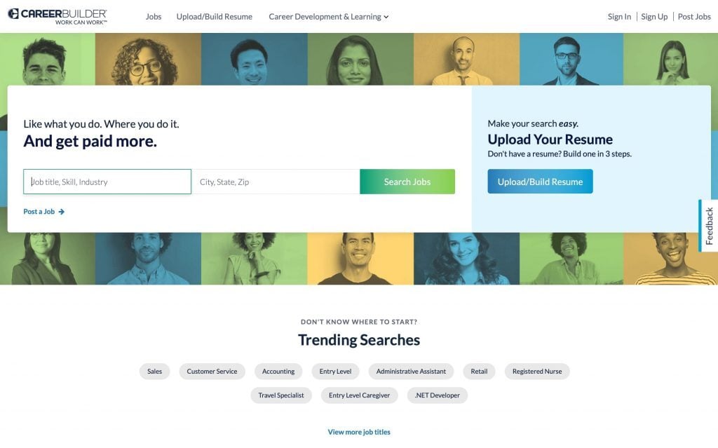careerbuilder homepage
