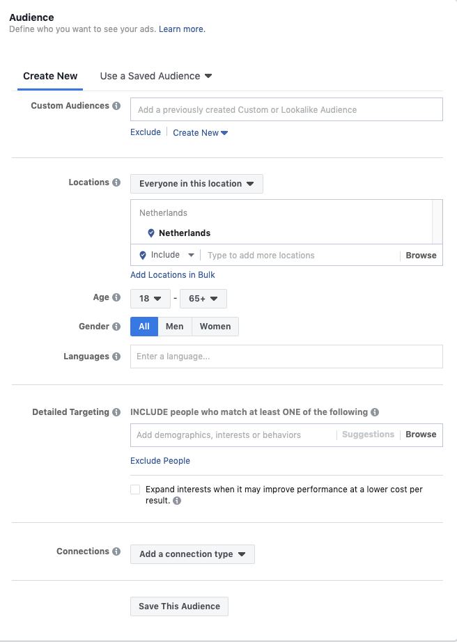 facebook business manager audience manager