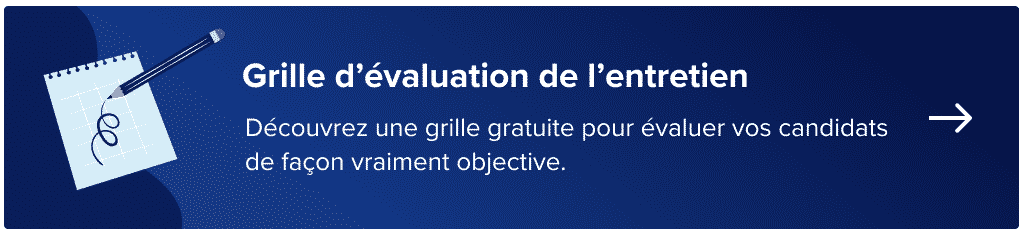 Grille d'évaluation de l'entretien - Recruitee