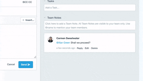 Collaboration dans Recruitee