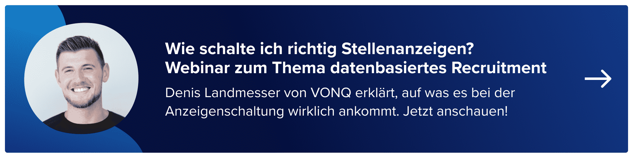 Webinar datenbasiertes Recruitment
