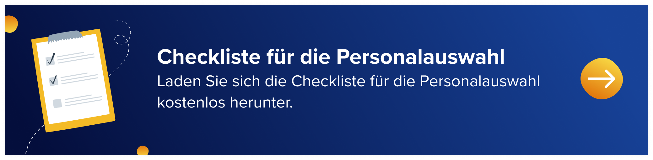 Checkliste Personalauswahl
