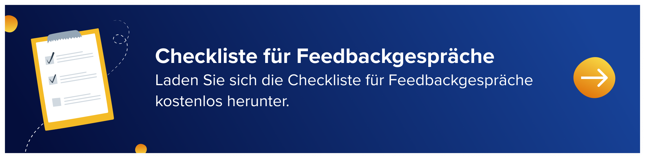 feedbackgespräch checkliste