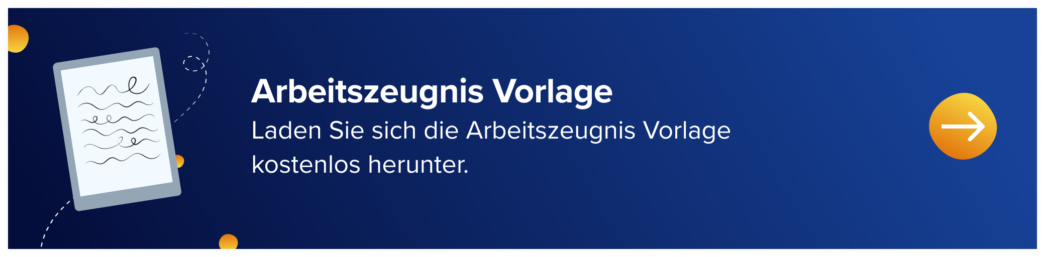 arbeitszeugnis vorlage