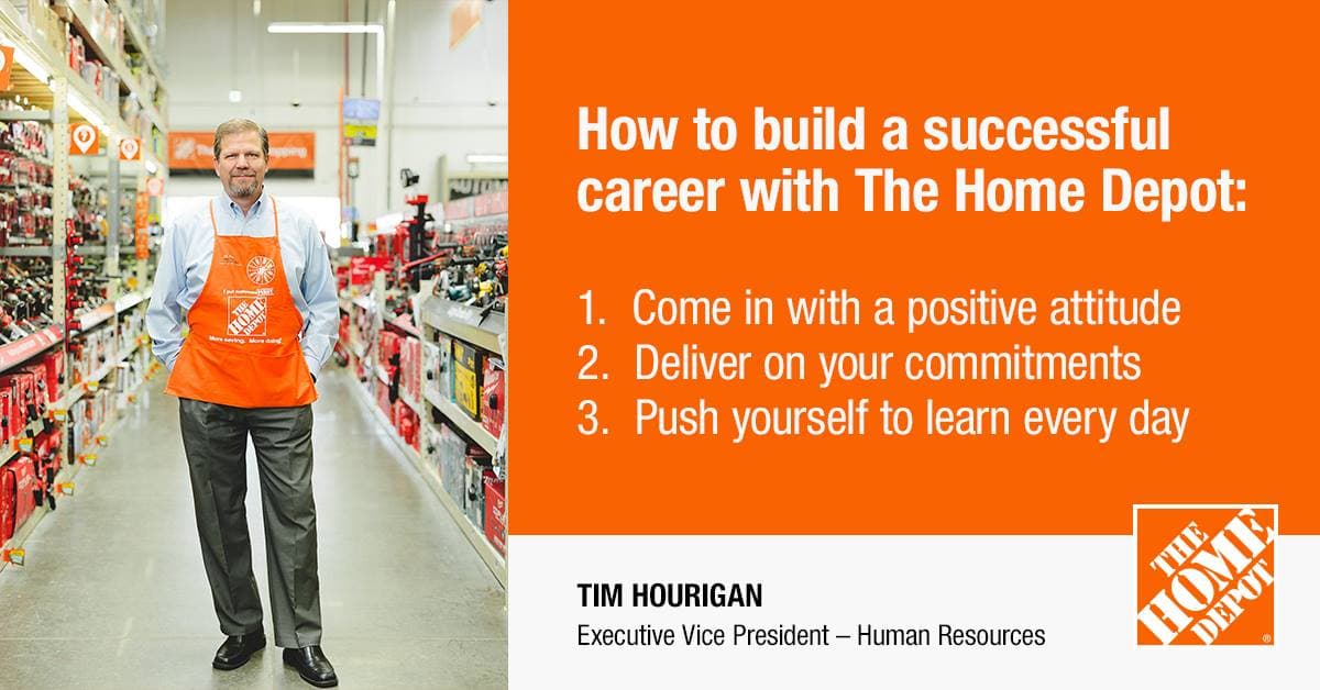 How to build a successful career with The Home Depot