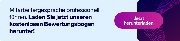 Banner zum Download eines Bewertungsbogens fuer Mitarbeitergespraeche