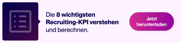 Banner zum Download des E-Books zu Recruiting-KPI