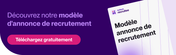 Un modèle d'annonce de recrutement pré-rempli et gratuit à télécharger pour des annonces de recrutement claires et percutantes.