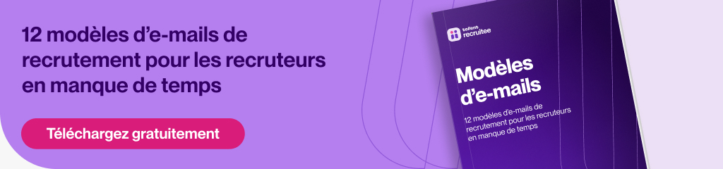 12 modèles d'e-mails de recrutement