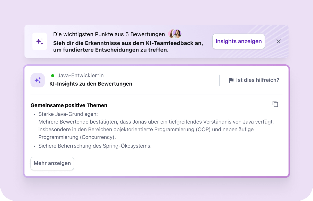 DE_AI Evaluation Insight