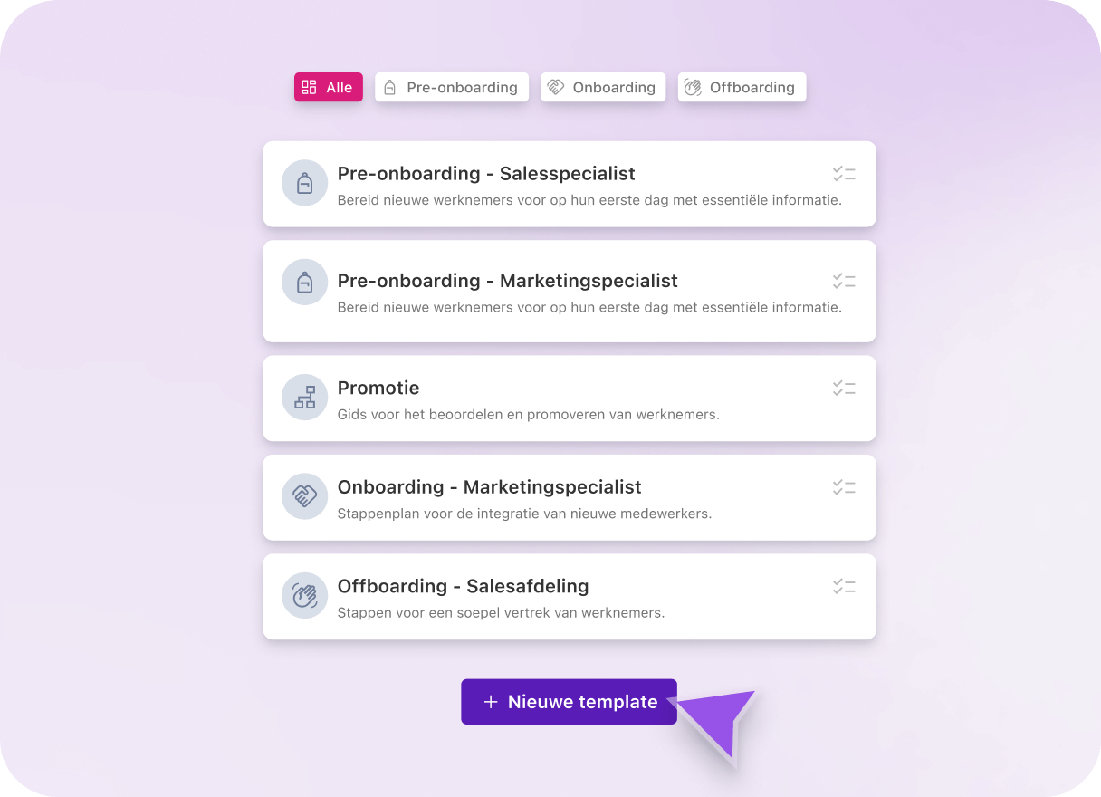 NL Templates and reusable steps